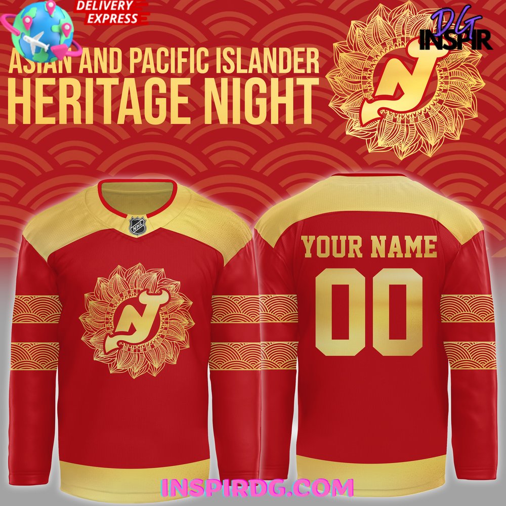 New Jersey Devils Asian And Pacific Islander Heritage Night 2025 Hockey Jersey