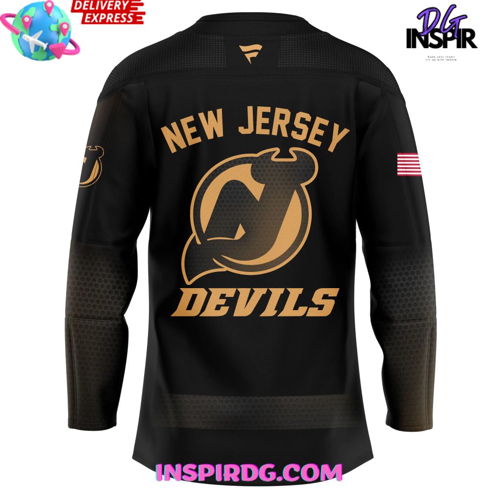 New Jersey Devils Military Appreciation Special Black Hockey Jersey