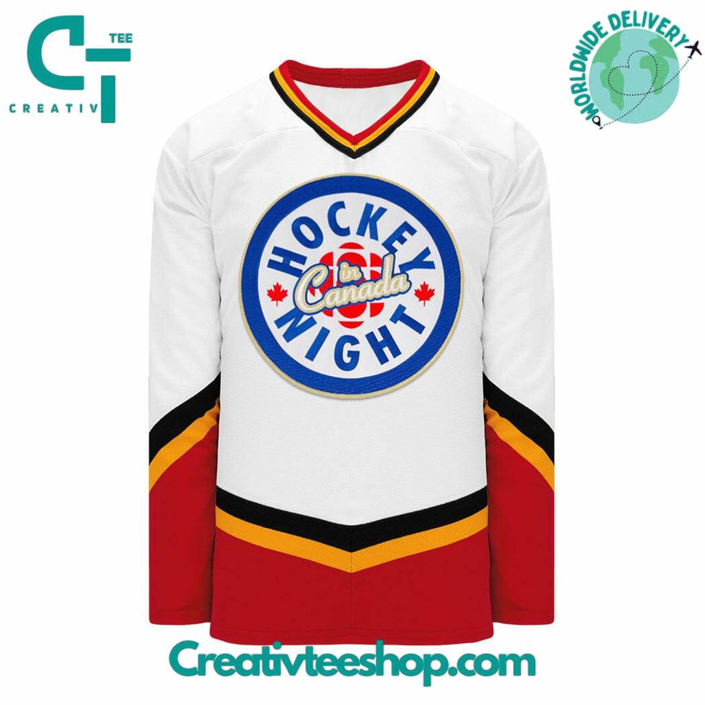 Calgary Flames Hockey Night In Canada Hockey Jersey