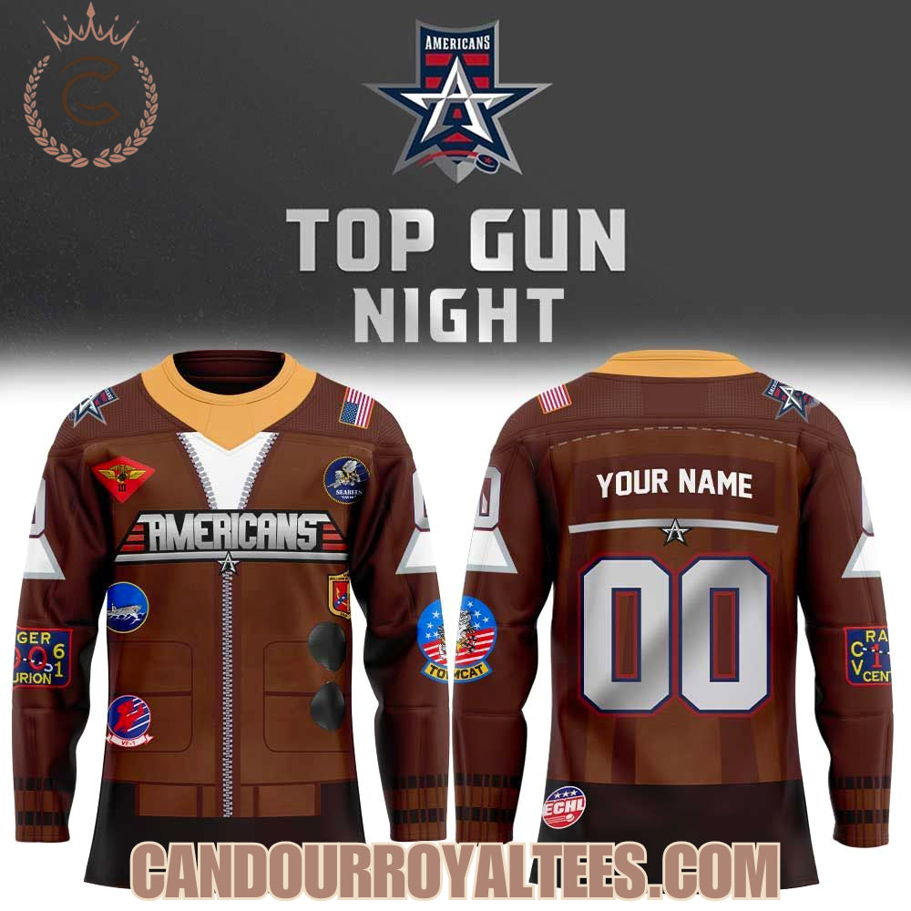Allen Americans Top Gun Night 2026 Hockey Jersey