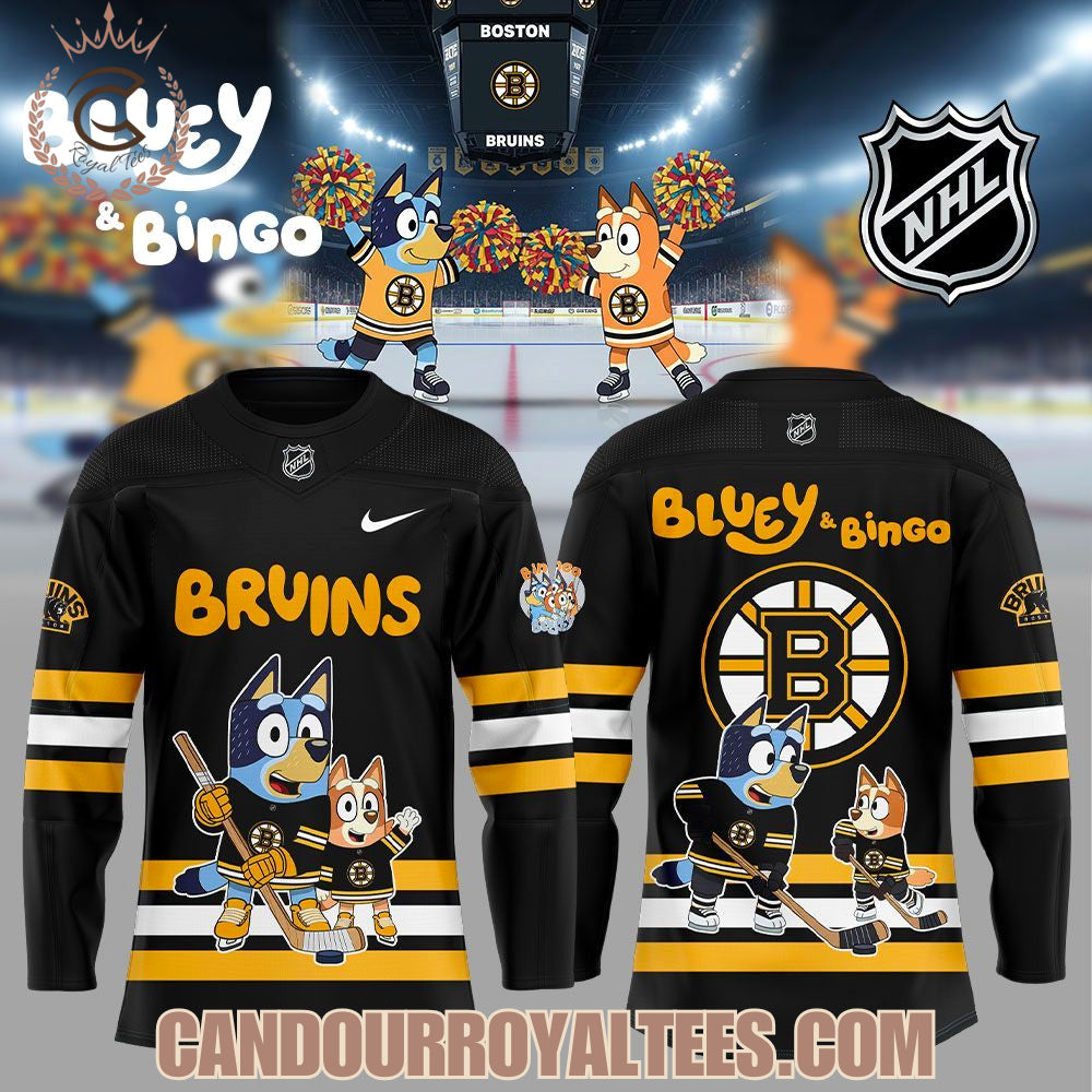 Boston Bruins Bluey And Bingo Jersey
