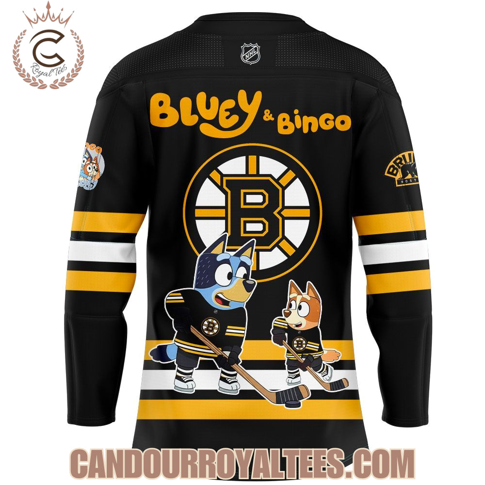 Boston Bruins Bluey And Bingo Jersey