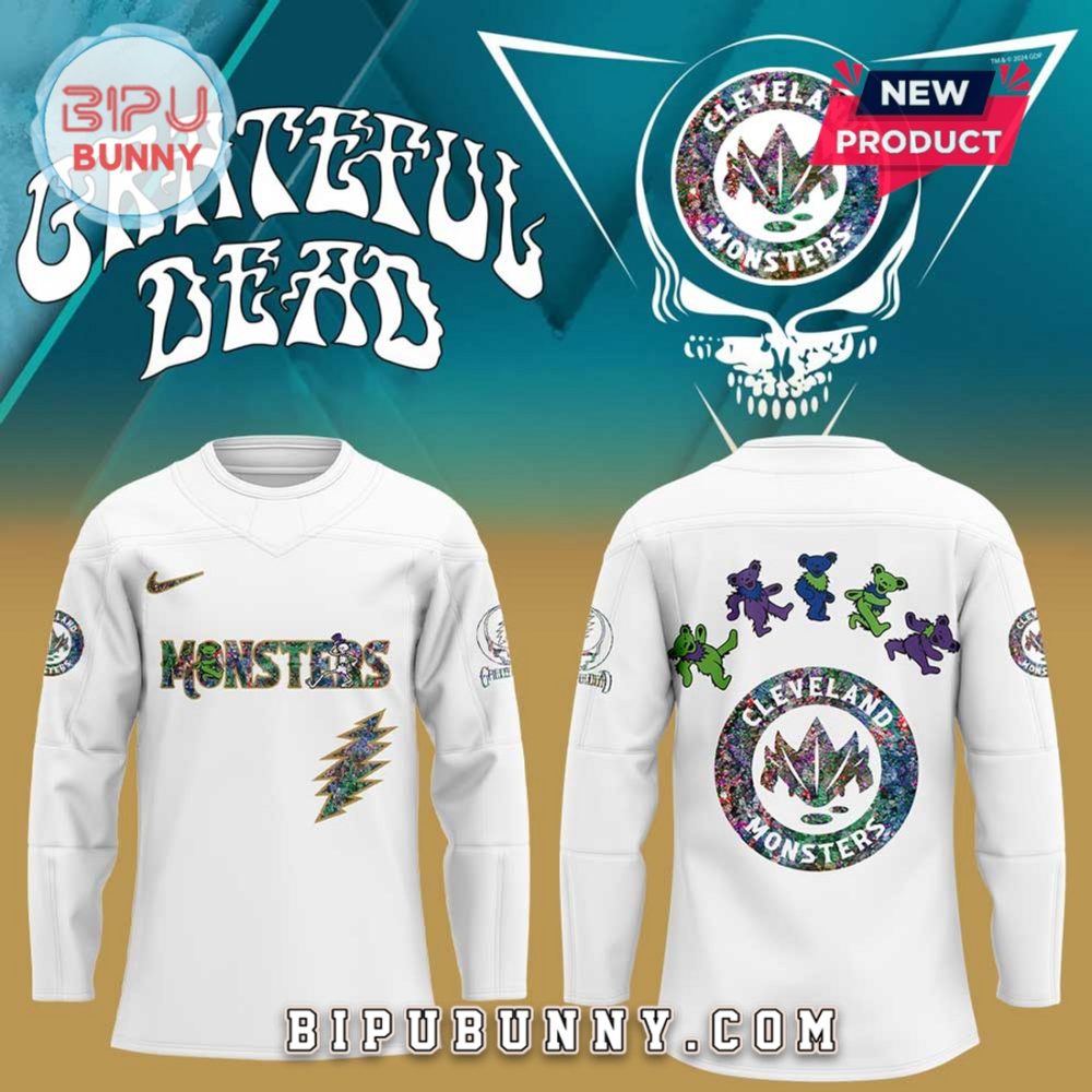 Cleveland Monsters Grateful Dead Night Hockey Jersey