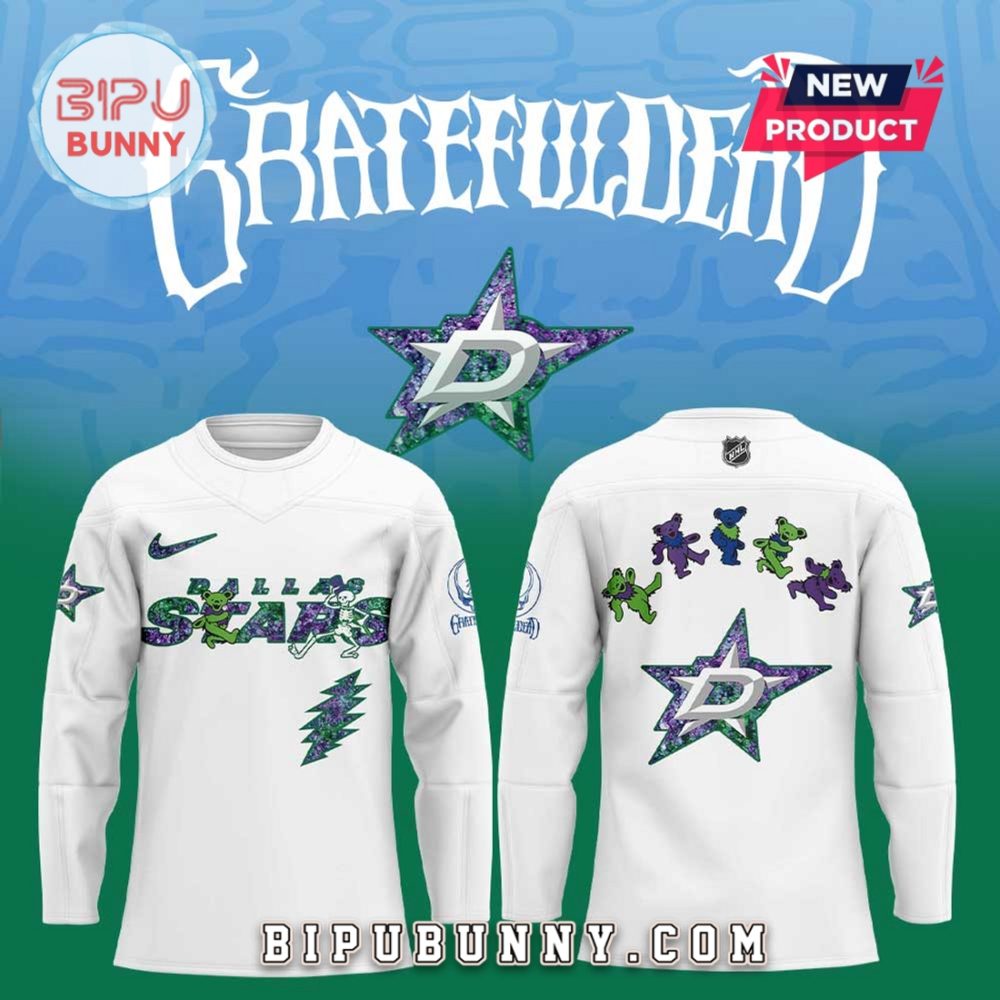 Dallas Stars Grateful Dead Night Hockey Jersey