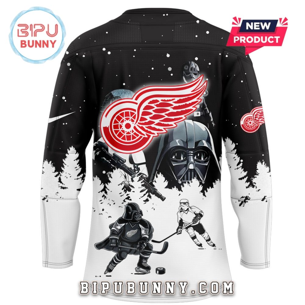 Detroit Red Wings 2025 Star Wars Hockey Jersey