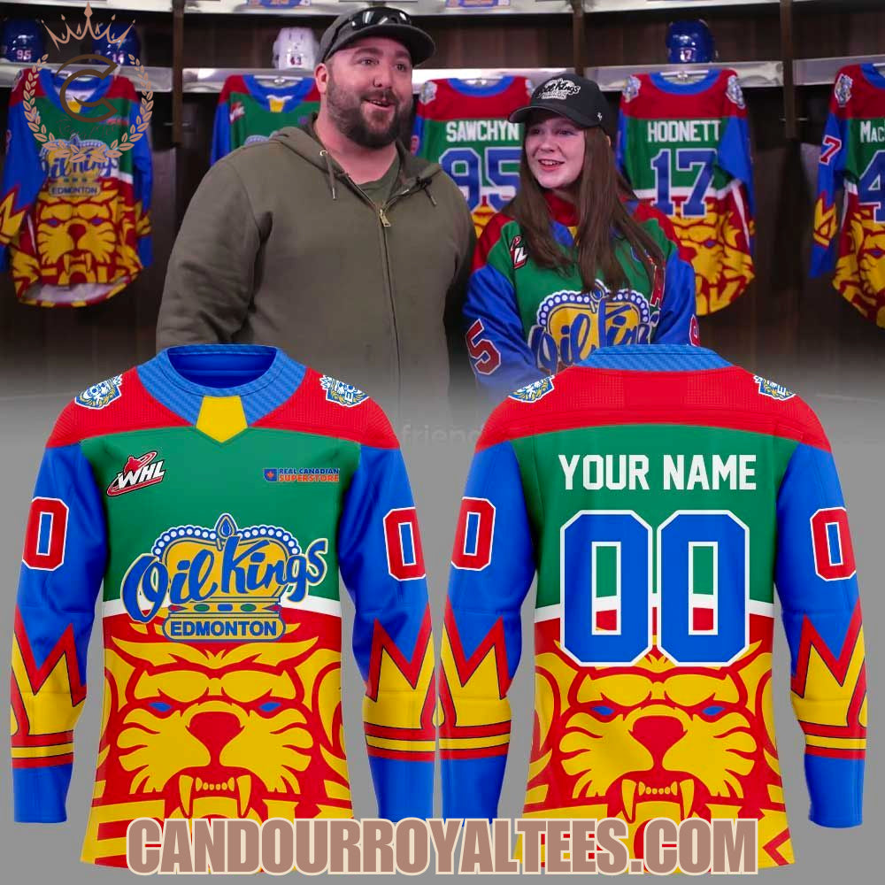 Edmonton Oil Kings Fan Designed 2026 Hockey Jersey