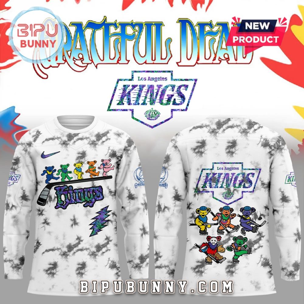 Los Angeles Kings Grateful Dead Night Hockey Jersey