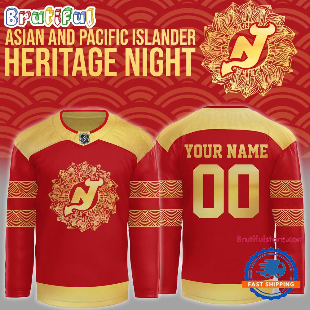 New Jersey Devils Special Asian and Pacific Islander Heritage Night 2025 Hockey Jersey