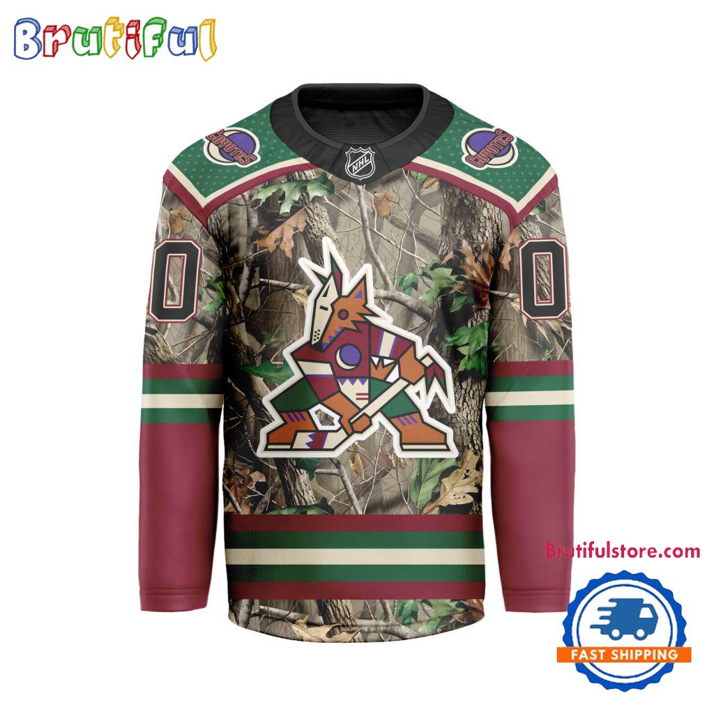 NHL Arizona Coyotes Special Realtree Camo Hunting Hockey Jersey