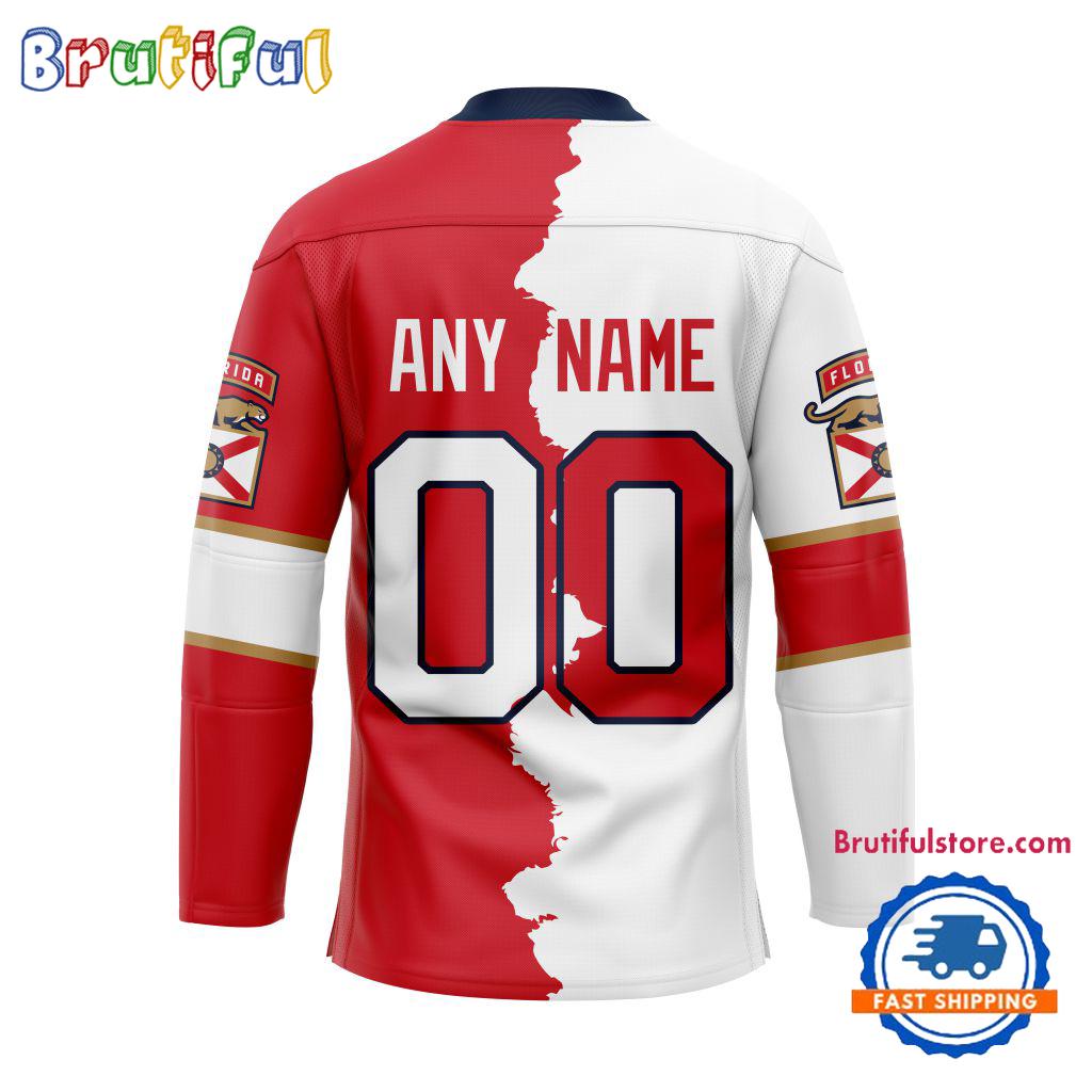 NHL Florida Panthers Home Mix Away New Design Hockey Jersey