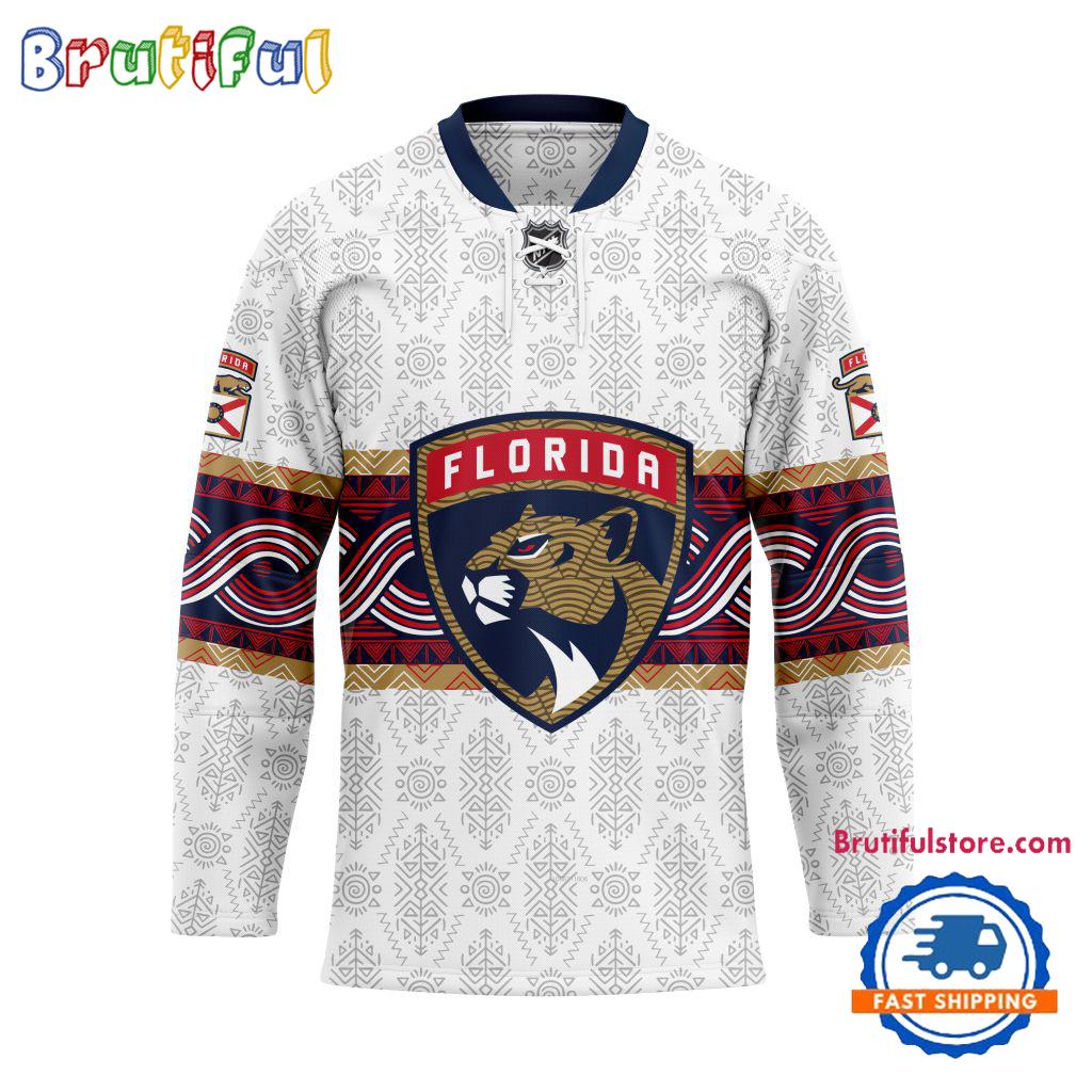 NHL Florida Panthers Personalized Native American Hockey Jersey