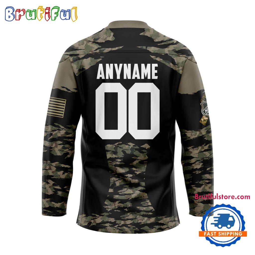 NHL Minnesota Wild Custom Honoring Veterans Camo Hockey Jersey