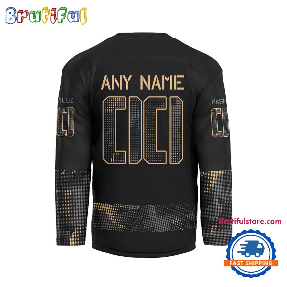 NHL Nashville Predators Military Appreciation Design Hockey Jersey