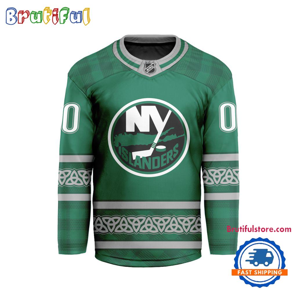 NHL New York Islanders For St.Patrick's Day Limited New Hockey Jersey