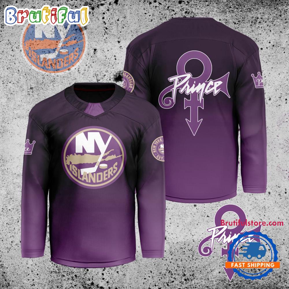 NHL New York Islanders Personalized Prince Night Hockey Jersey