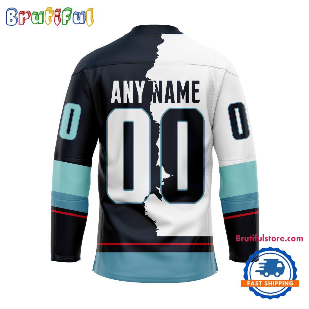 NHL Seattle Kraken Home Mix Away New Design Hockey Jersey