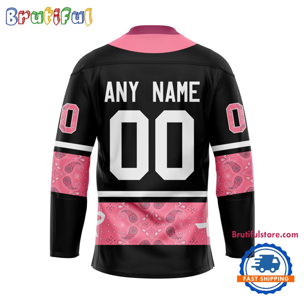 NHL Toronto Maple Leafs In October We Wear Pink Breast Cancer Design Hockey Jersey