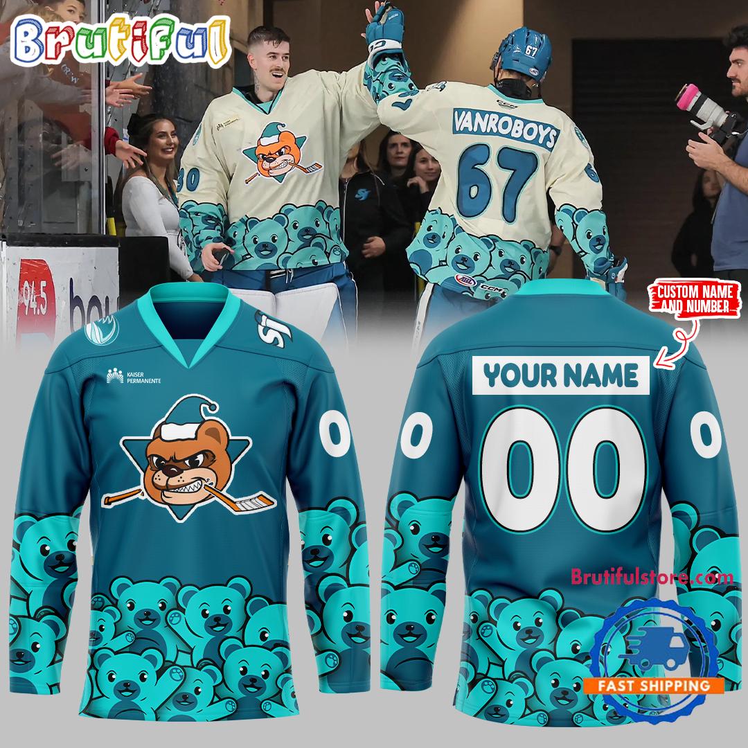 San Jose Barracuda Hockey 2024 Limited New Jersey Shirt